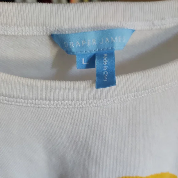 Draper James - What Would Dolly Do Rainbow Sweatshirt - Size L - Picture 5 of 6